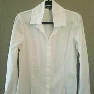 Lafayette 148 White Blouse